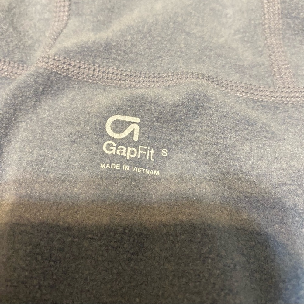 {GapFit} Athletic Half Zip Pullover Hoodie | Sunny Grey ~ Size Small - Picture 6 of 15